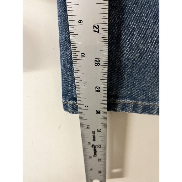 Express Jeans Women's Size 5/6R Boot Leg Denim Euro Button Cotton Casual Classic - Picture 7 of 9